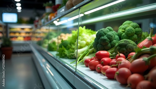 fresh vegetables on the market