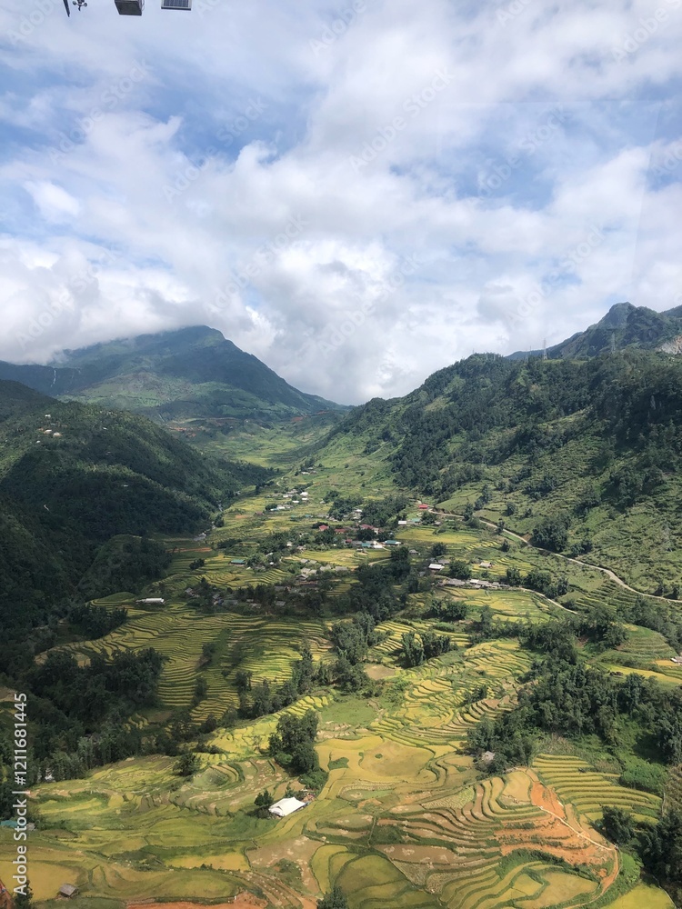 Obraz premium Rice fields in Sapa, Vietnam