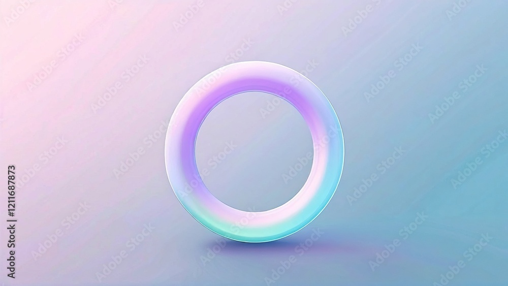 Pastel torus, abstract background, design element, website Pastel torus, abstract background, design element, website