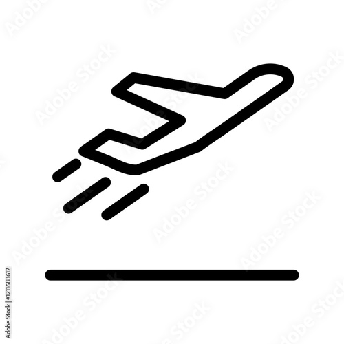 take off outline style