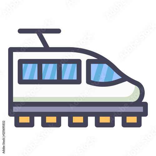 train filled style