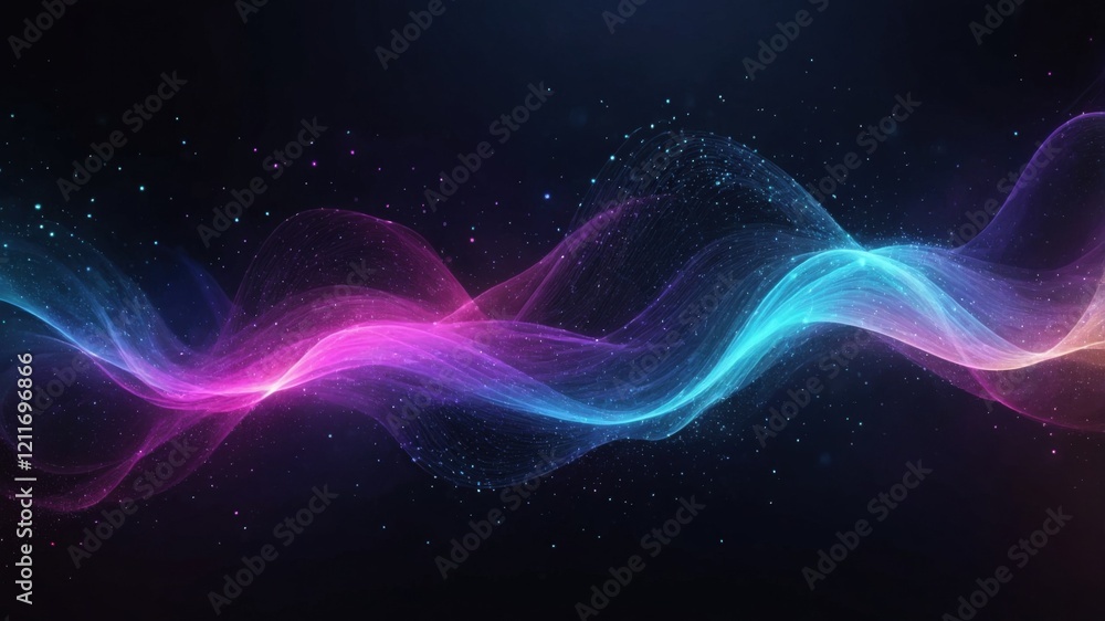Vibrant Wave Abstraction Vibrant Wave Abstraction