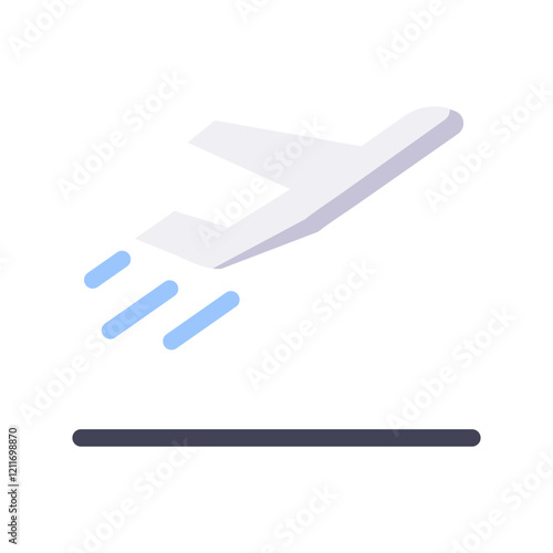 take off flat style