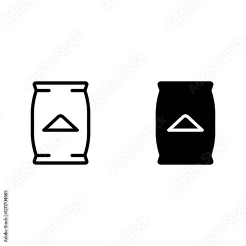 cement bag icon icon color editable