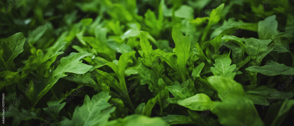 Fresh green herbs with delicate leaves and a fragrant aroma thriving in a garden setting Fresh green herbs with delicate leaves and a fragrant aroma thriving in a garden setting