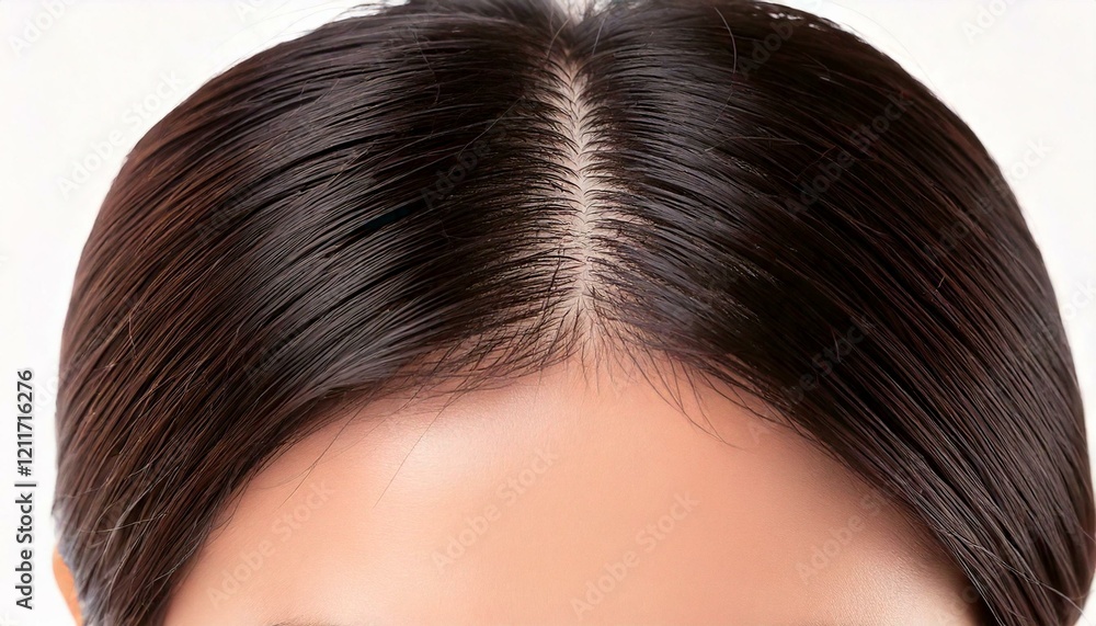 Obraz premium 女性の頭頂部