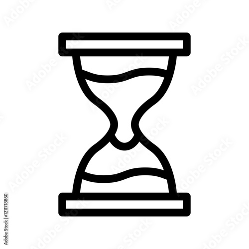 hourglass outline icon