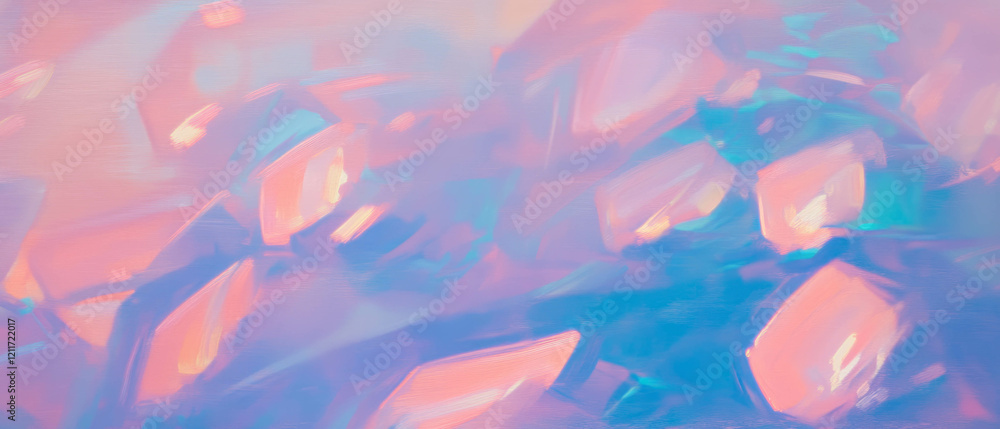 Explore vibrant iridescent textures and geometric forms in shifting colors Explore vibrant iridescent textures and geometric forms in shifting colors