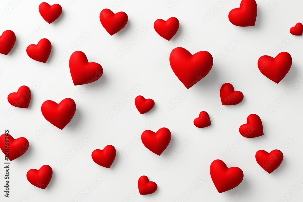 a close up of a bunch of red hearts on a white surface a close up of a bunch of red hearts on a white surface