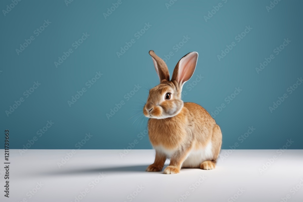 Obraz premium there is a rabbit that is sitting on a table