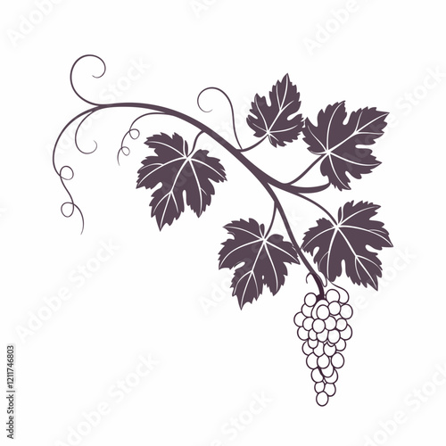 minimalist grapevine design a simple grapevine image