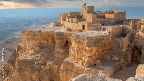 Close-up of Masada Taking a close-up view of Masad_003