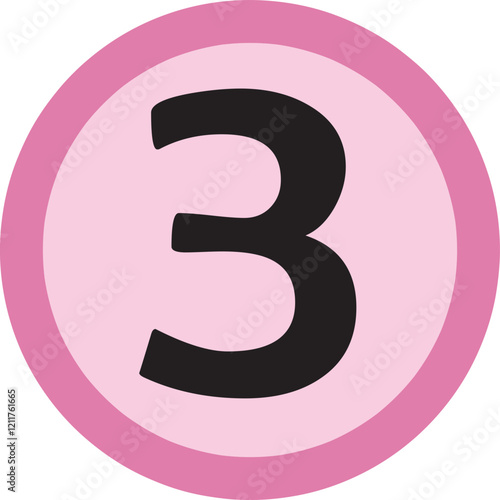 number  in circle