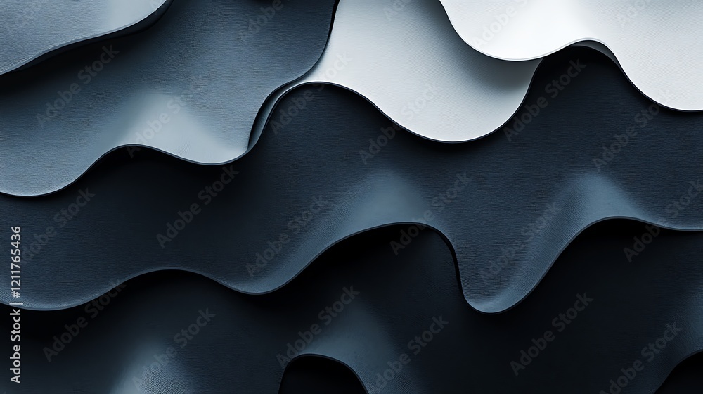 Abstract Wavy Grey And Blue Textured Background Abstract Wavy Grey And Blue Textured Background