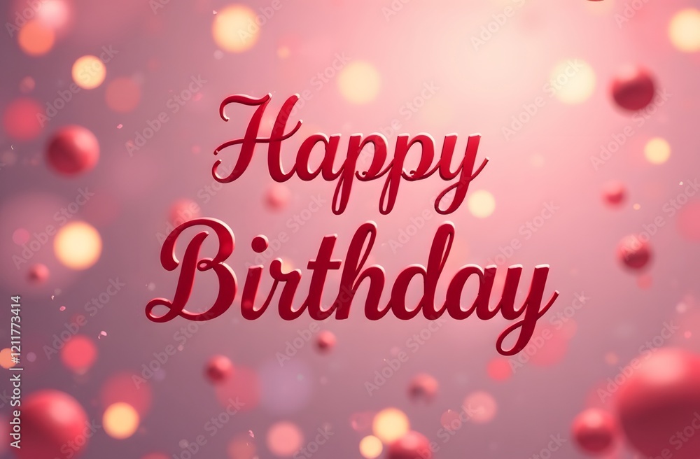 birthday greeting card, happy birthday text style word birthday greeting card, happy birthday text style word