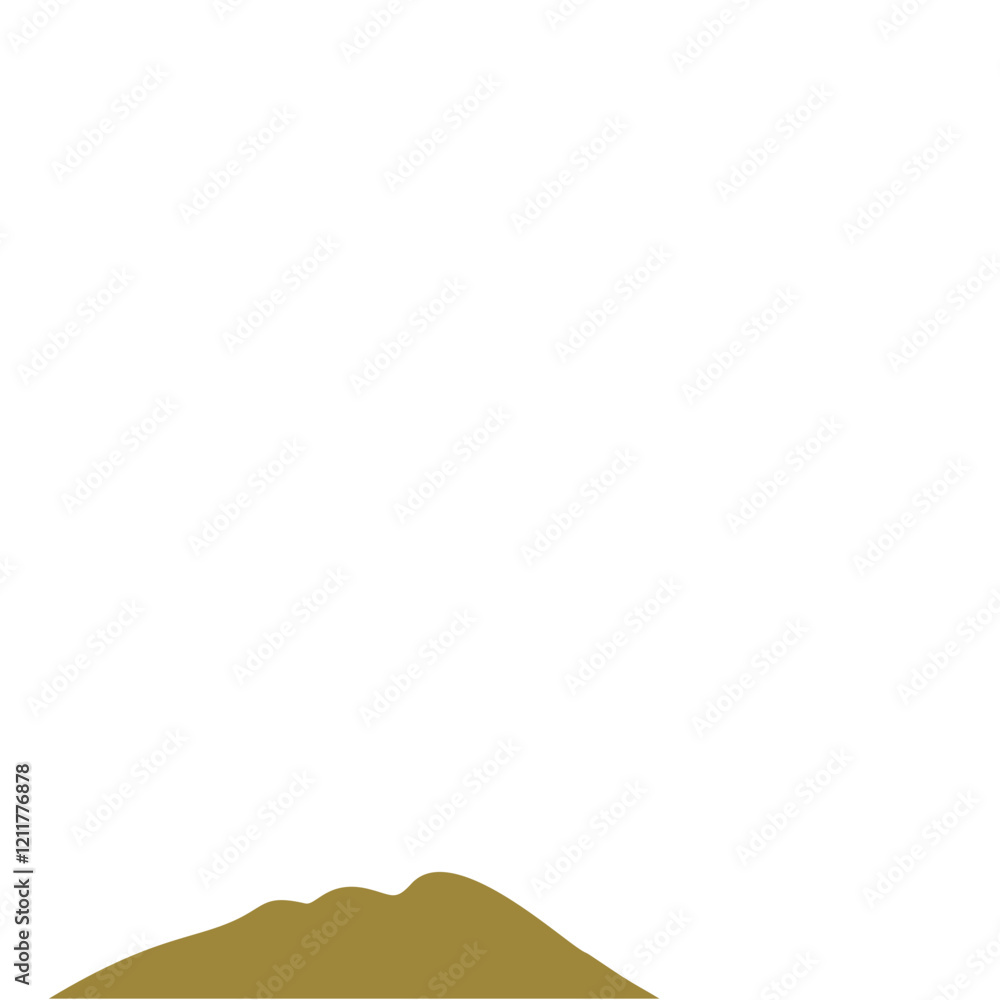 Fototapeta premium Abstract Mountain Shape