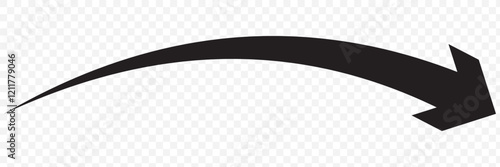 Straight pointed arrow icon. Black arrow pointing to the right. Black direction pointe. Eps 10.