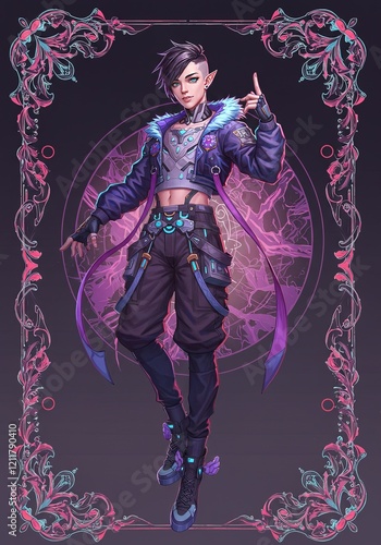 AI-Generated Epic Fantasy Gaming Collectible Cards: Heroic RPG Character Portraits for Digital and Trading Card Games