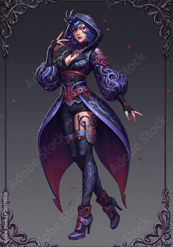 AI-Generated Epic Fantasy Gaming Collectible Cards: Heroic RPG Character Portraits for Digital and Trading Card Games