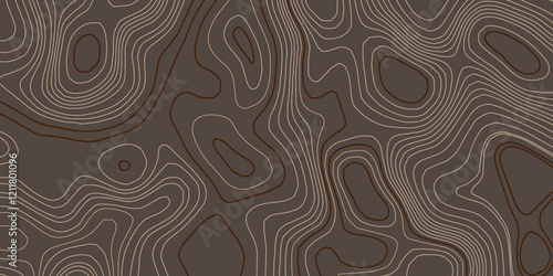 Abstract topography wave paper curved reliefs color line background, contours topography map background, topography and geography map grid background, Abstract vector illustration.