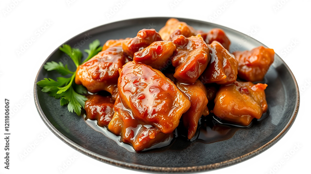 Delicious glazed chicken pieces Delicious glazed chicken pieces