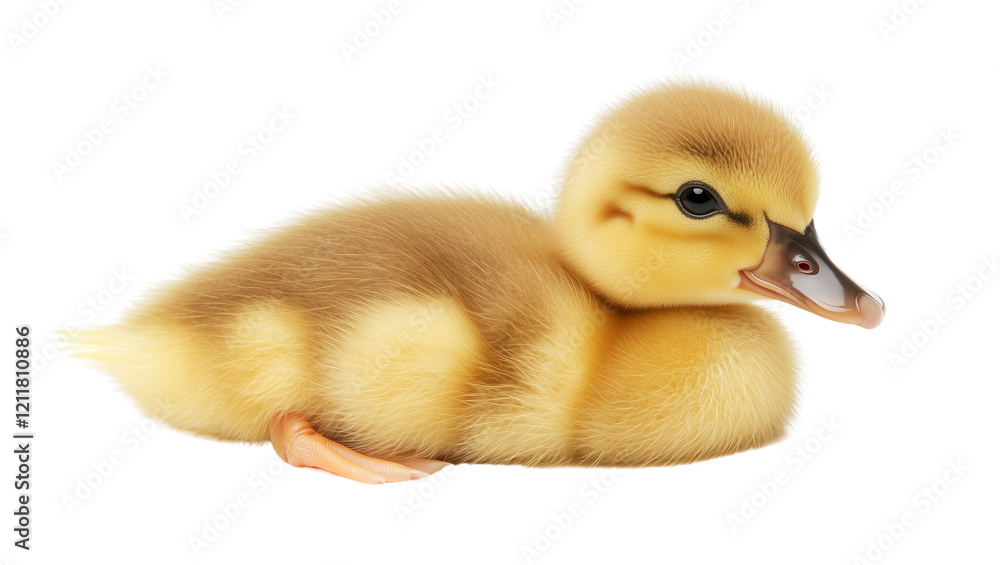 a yellow duckling isolated on a transparent background a yellow duckling isolated on a transparent background