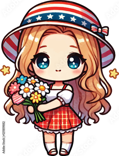 Cute girl chibi kawai