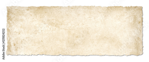 Old paper texture background. Horizontal banner