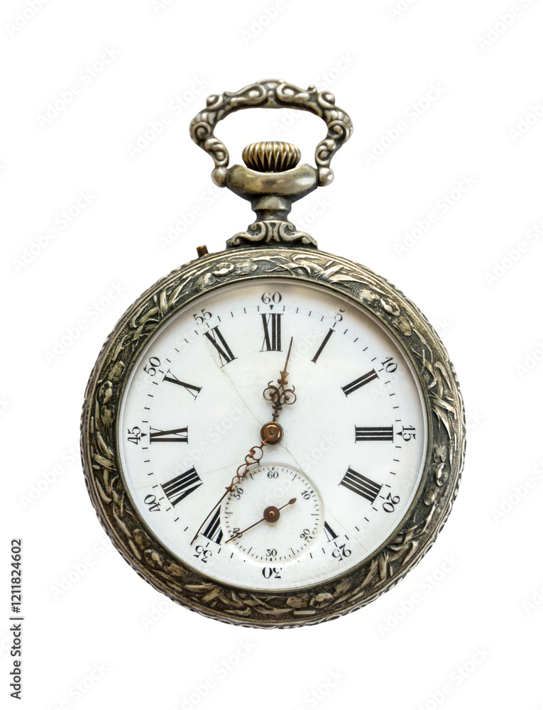 Pocket watch isolated on transparent background Pocket watch isolated on transparent background