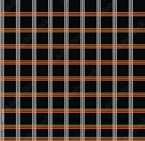 Fashionable checked and striped seamless pattern for shirts and ties
