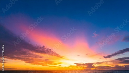 美しい夕焼け空