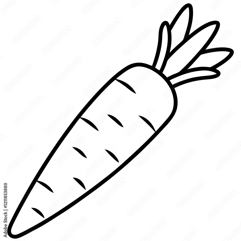 Carrot Silhouette Vector Graphic Design Carrot Silhouette Vector Graphic Design