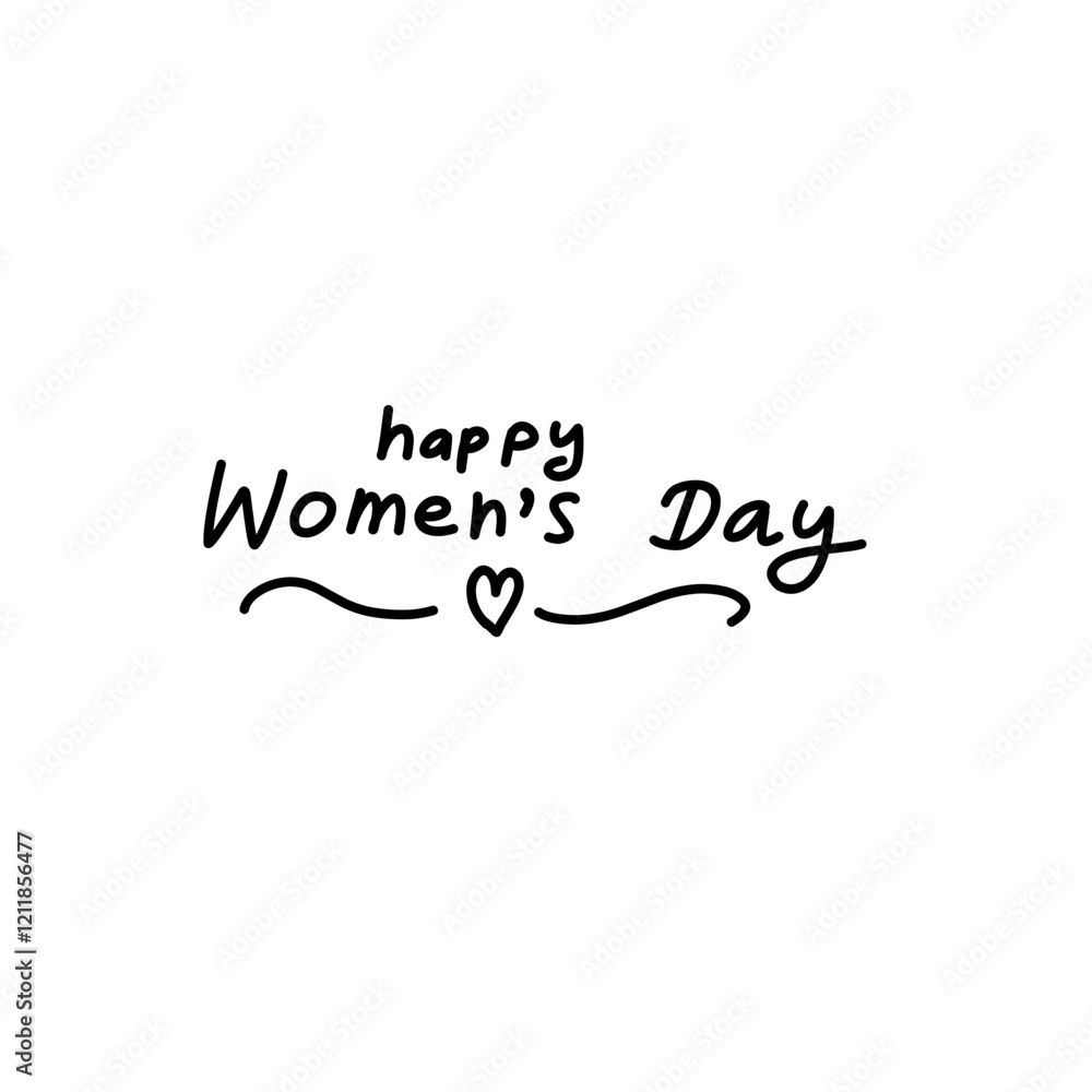 hand drawn happy women day hand drawn happy women day