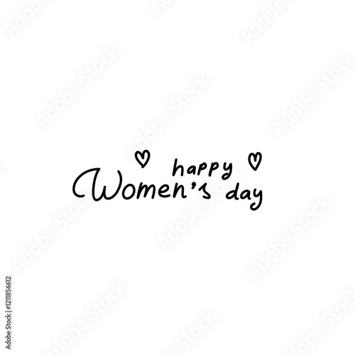 hand drawn happy women day