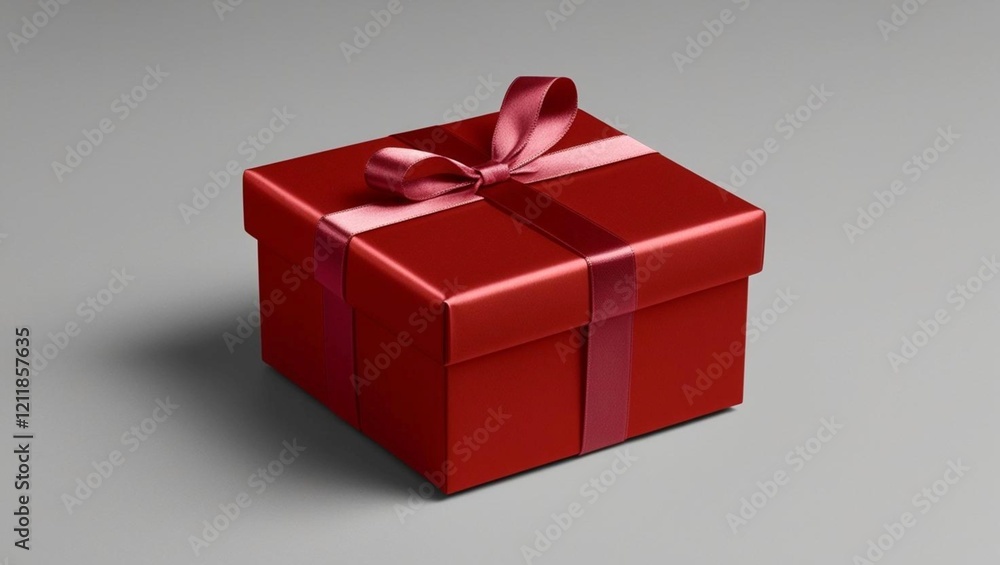 Obraz premium gift box with ribbon
