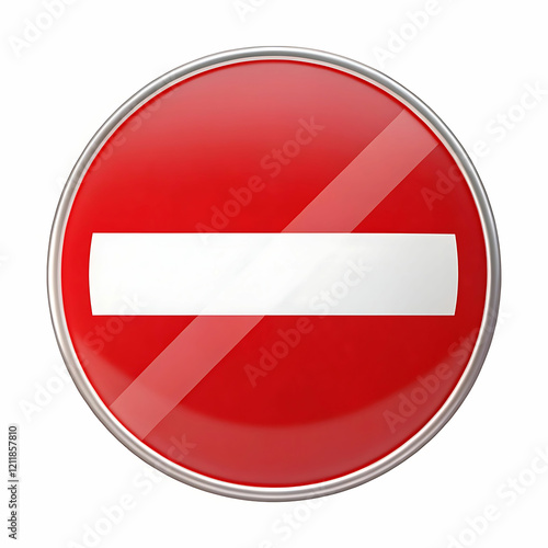 Free Download Clear no entry sign with red circle and horizontal bar. - GFXLoad
