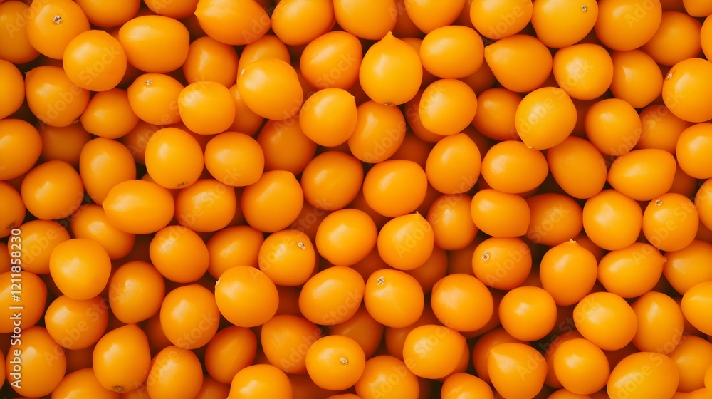 Fresh yellow cherry tomatoes, close-up view, market background, food texture for recipes Fresh yellow cherry tomatoes, close-up view, market background, food texture for recipes