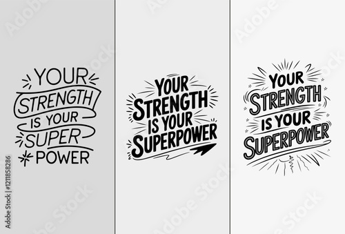 motivational quotes typography poster design set