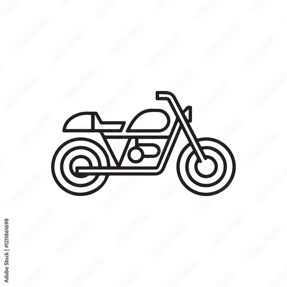 motorcycle icon designed in line style and set with editable strokes in transport icon theme motorcycle icon designed in line style and set with editable strokes in transport icon theme