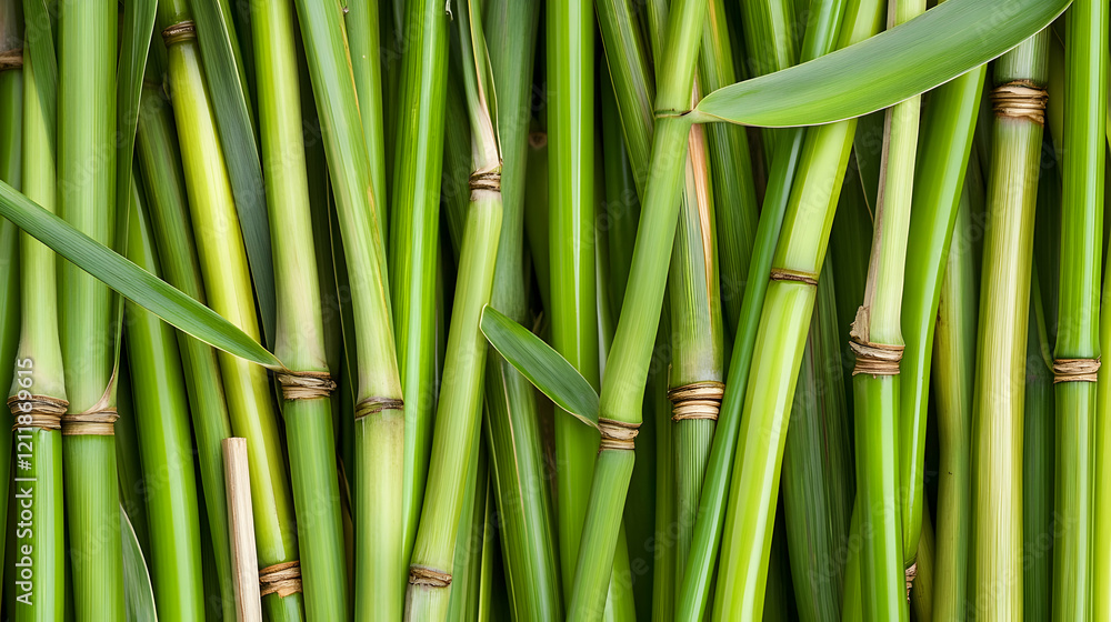 Lush green bamboo stalks background texture, ideal for nature-themed designs Lush green bamboo stalks background texture, ideal for nature-themed designs