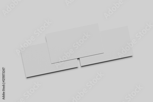 Blank Presentation Mockup white
