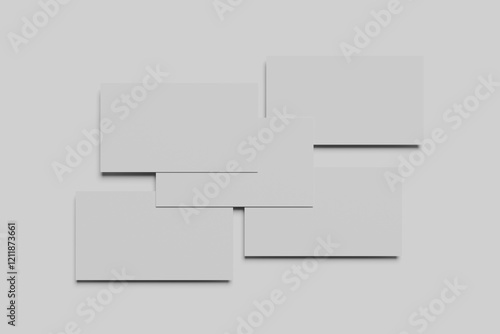 Blank Presentation Mockup white