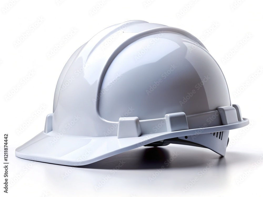 Fototapeta premium Modern Hard Hat - Sleek Safety Design for Industrial Use
