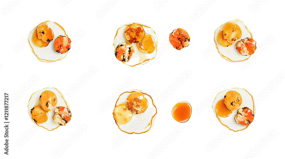 Delightful Pancakes With Maple Syrup on Display Generative AI Delightful Pancakes With Maple Syrup on Display Generative AI