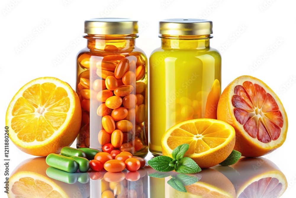 Vitamin C Supplements Bottles & Pills - High Resolution Photography Vitamin C Supplements Bottles & Pills - High Resolution Photography