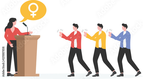 Speech on Women's Rights under the Spotlight.

