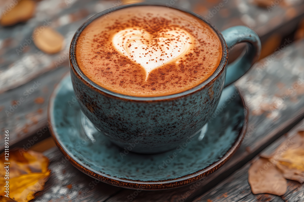 cup of coffee with cinnamon cup of coffee with cinnamon