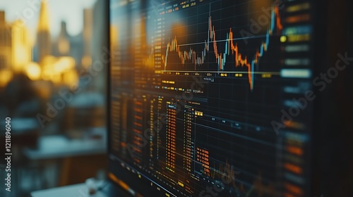 Wallpaper Mural Stock market data displayed on a computer screen. (2) Torontodigital.ca