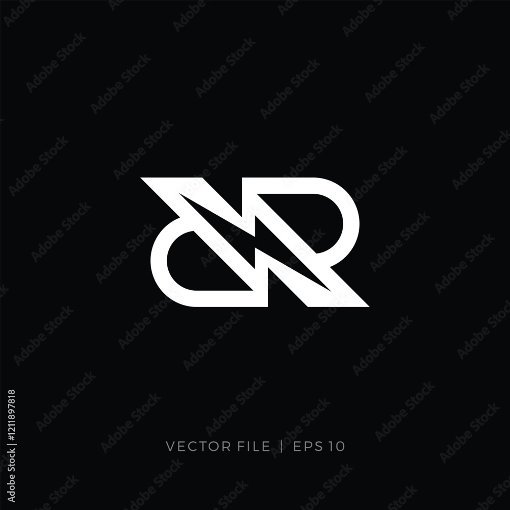 ambigram or initial letter RR logo ambigram or initial letter RR logo