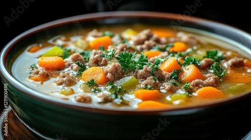 Delicious and Hearty Ground Beef Vegetable Soup